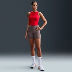 NWT Nike Womens One Fitted Cropped Tank size Large